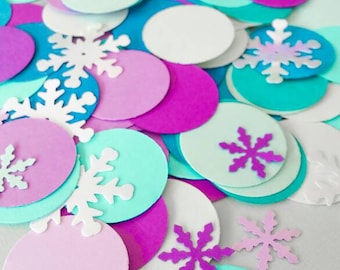 Snowflake Confetti: Frozen Birthday Party Decorations, 125 Pieces