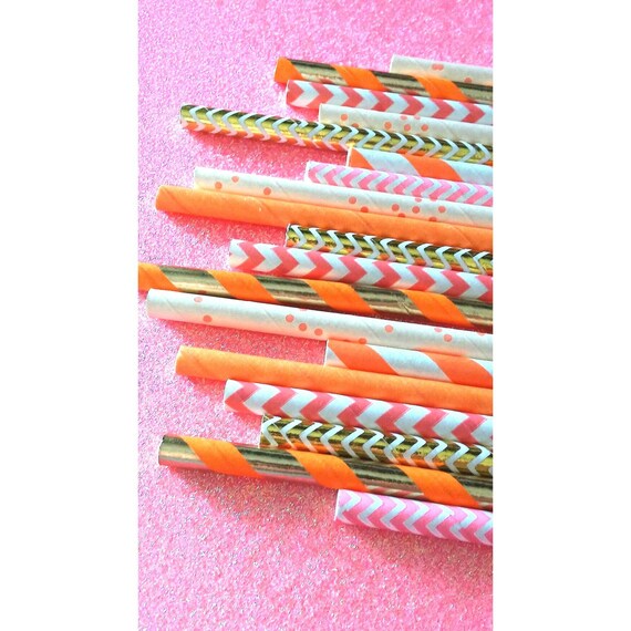 Pink Halloween. Straws. Halloween Paper Straws. Pumpkin Straws. Pumpkin Birthday. Our Little Pumpkin. Pumpkin Theme. Pumpkin Birthday Il_570xn