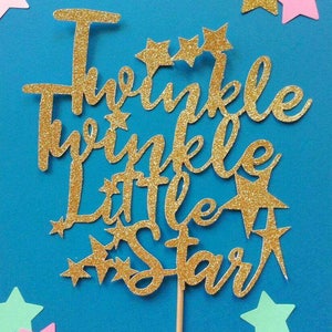 Twinkle Twinkle Little Star Party Decorations. Twinkle Twinkle Little Star Baby Shower. Baby Shower Decor. First Birthday Decor. image 3