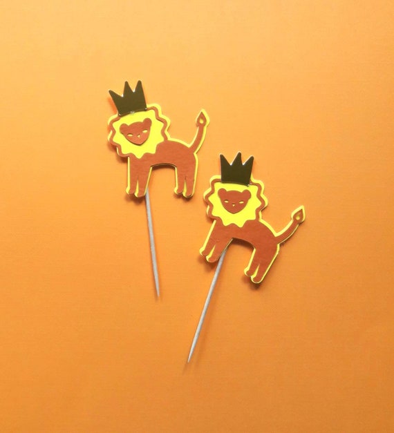 Lion King Birthday Party Decor Lion King Cupcake Toppers Etsy