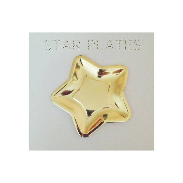 Star Plates. Gold Tableware. Twinkle Twinkle Party. Twinkle Twinkle Little Star. Gold Plates. Graduation Plates