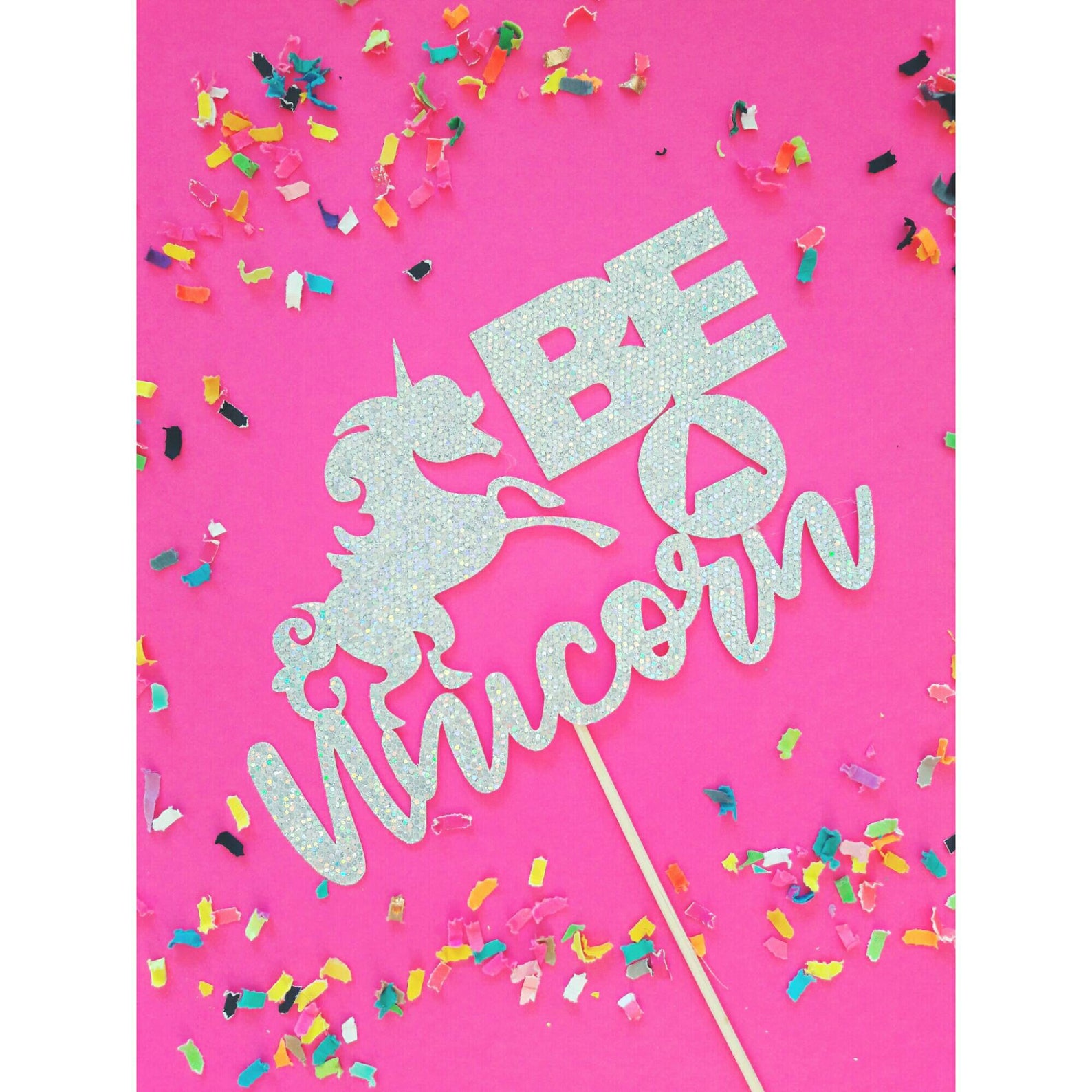 Unicorn Cake Topper. Unicorn Decorations. Be a Unicorn. Etsy