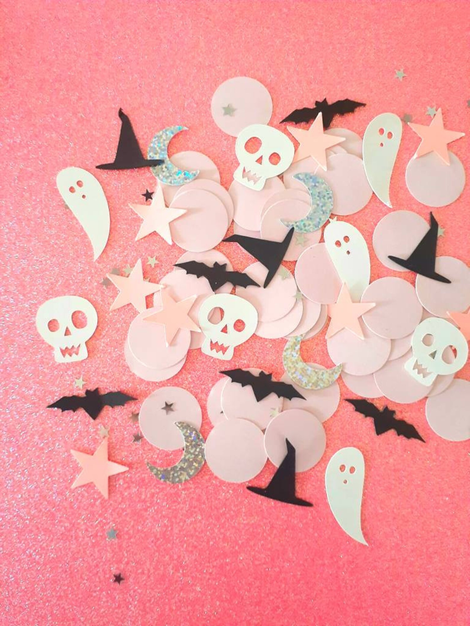 Halloween Pink Confetti 