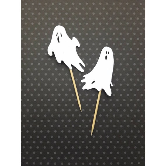 Geist Geburtstag Geist Halloween Cupcake Topper Etsy