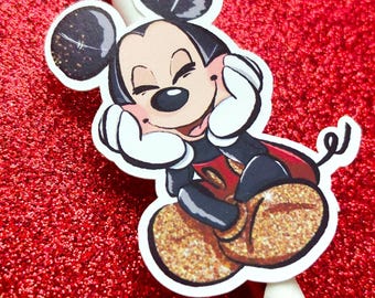 Mickey Mouse Straws. Set of 12