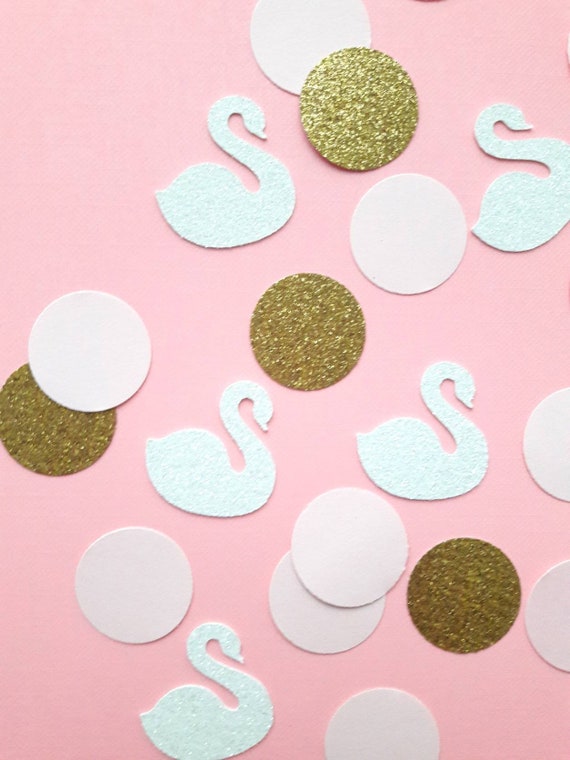 Swan Confetti. Swan Baby Shower. Swan Party. Swan Party Decor. Swan Decor. Swan Paper Straws. Swan Birthday. Swan Baby Shower. Il_570xn