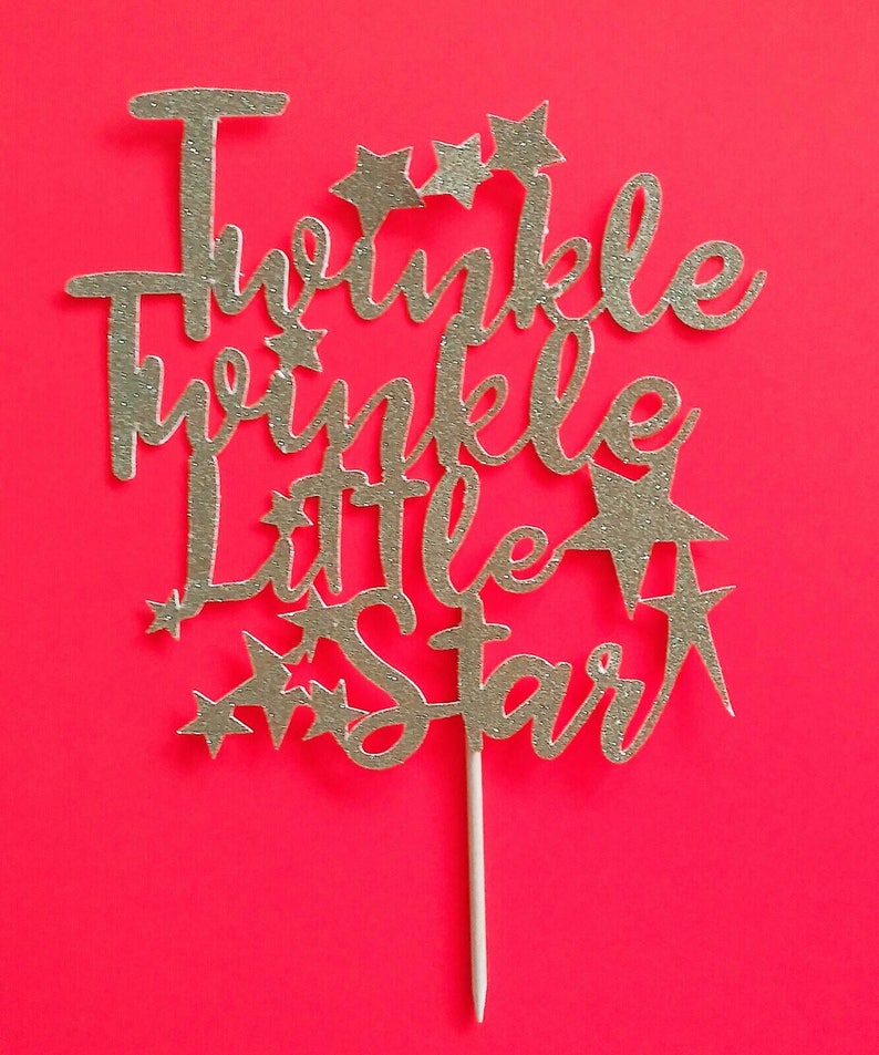 Twinkle Twinkle Little Star Party Decorations. Twinkle Twinkle Little Star Baby Shower. Baby Shower Decor. First Birthday Decor. image 2