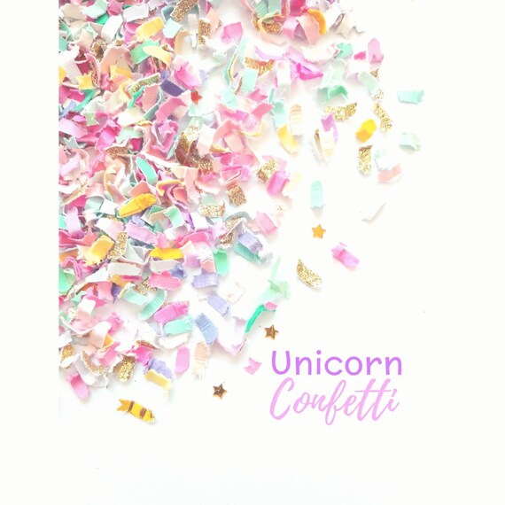 Unicorn Confetti. Unicorn Birthday Decorations. Unicorn Birthday. Pastel Birthday. Unicorn Party Decorations. Il_570xn