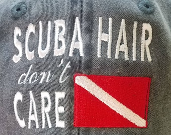 Hoed van scuba-haar maakt niet uit