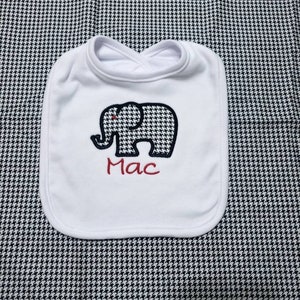 Babero de aplicación de elefante
