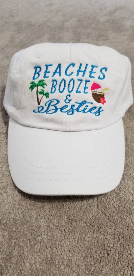 Beaches, Booze, and Besties Baseball Hat Ireland