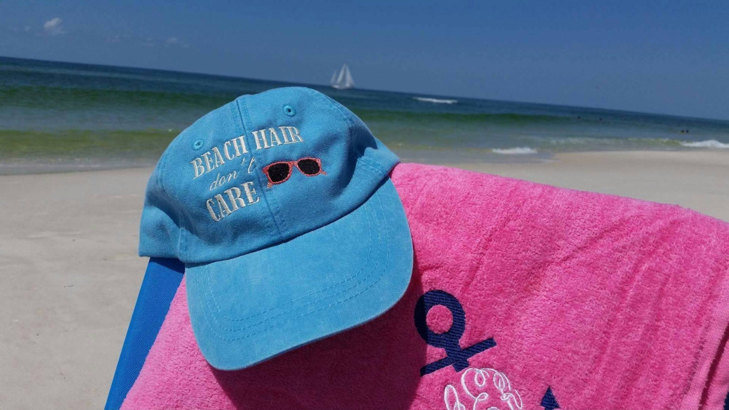 Beach Hair Don't Care Baseball Hat