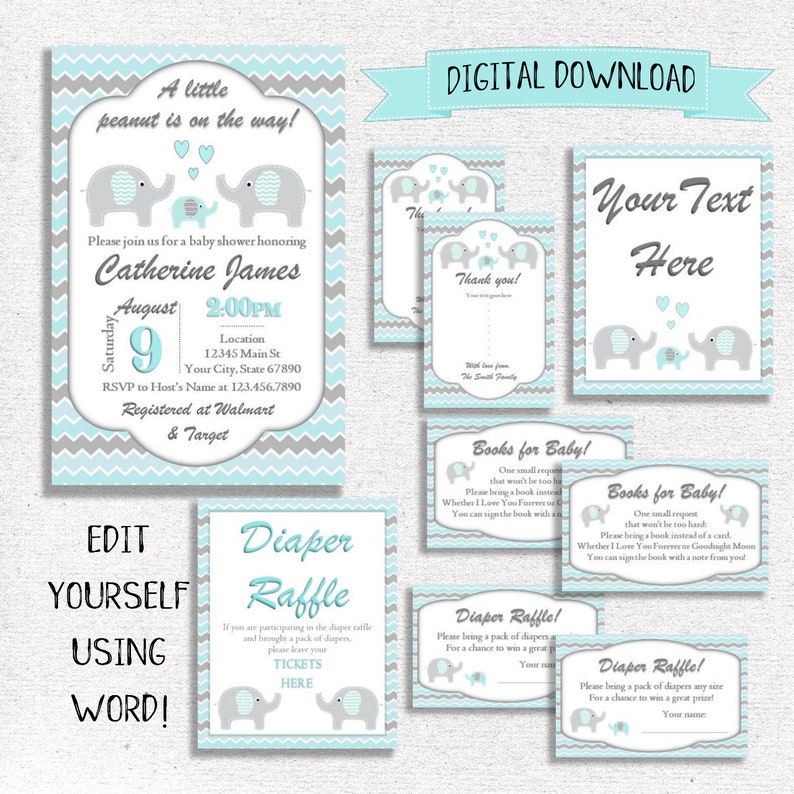 baby shower invitation bundles