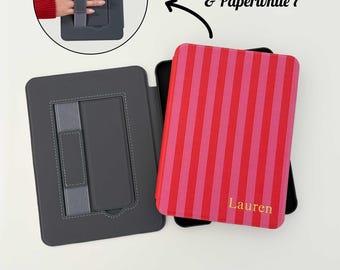 Customised initials Kindle Case, All New 12th Generation Colorsoft Cover with Magnetic, Auto Wake-Up & Sleep, Personalized Monogrammed Gifts