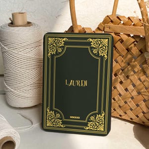 Retro Book Customized Title All new kindle 7" 2024 case kindle cover paperwhite 2021 cover paperwhite 6.8 case 10th 11th Case Gifts For Her