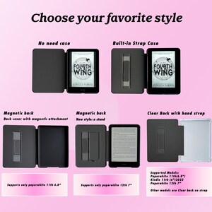 Gepersonaliseerde boekenwinkel Geheel nieuwe Kindle-hoesje 12e generatie 2024, Kindle Paperwhite 7-inch omslag Paperwhite 6.8-hoes, HD-hoesje 7' 2022 Moederdagcadeaus afbeelding 7