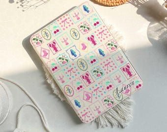 Funda a cuadros Sweet Girl para Kindle (12.ª generación, 2024), funda para Paperwhite (2021), funda para Paperwhite (6,8 pulgadas), funda para Kobo Clara con correa, regalo para ella