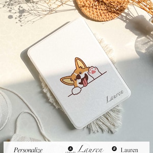 Corgi Puppy Personalization All new kindle 7" 2024 Case kindle paperwhite 2021 6.8 case 10th 11th Gen Cover Kobo Libar color Case Gifts