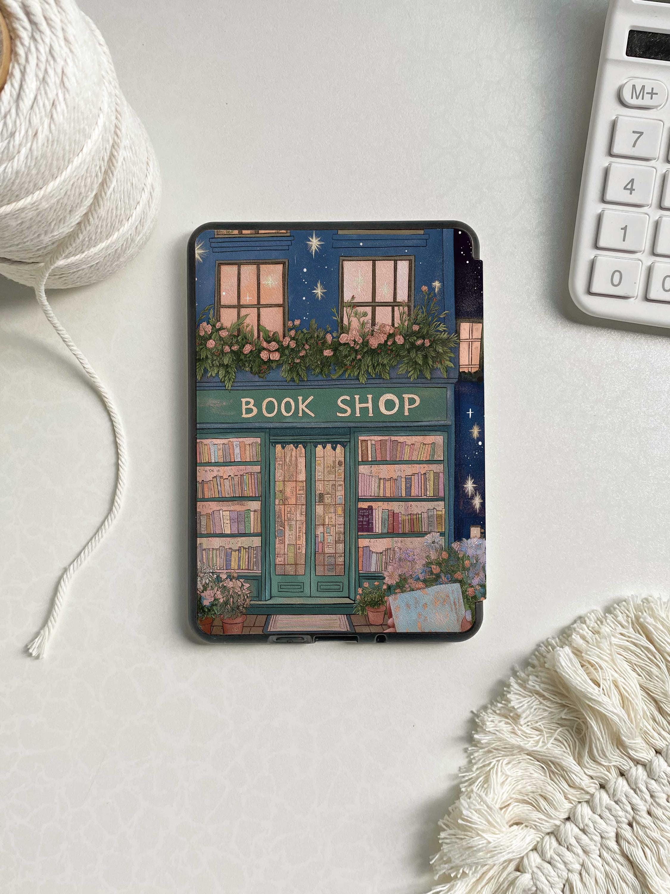 Personalized Book shop All New Kindle 12th Generation 2024 Case, Kindle Paperwhite 12th 7&quot; Cover Paperwhite 6.8 Case Mom Gifts For Christmas