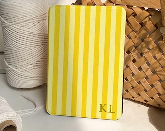 Gold Stripe Personalization All New Kindle Paperwhite 12th Gen 2024 Case Paperwhite 6.8" 2021 Cover Kobo Case Custom Initials Gift For Mom