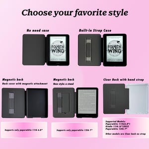 Personalized Book shop All New Kindle 12th Generation 2024 Case, Kindle Paperwhite 12th 7" Cover Paperwhite 6.8 Case Kindle HD Case Gifts image 7