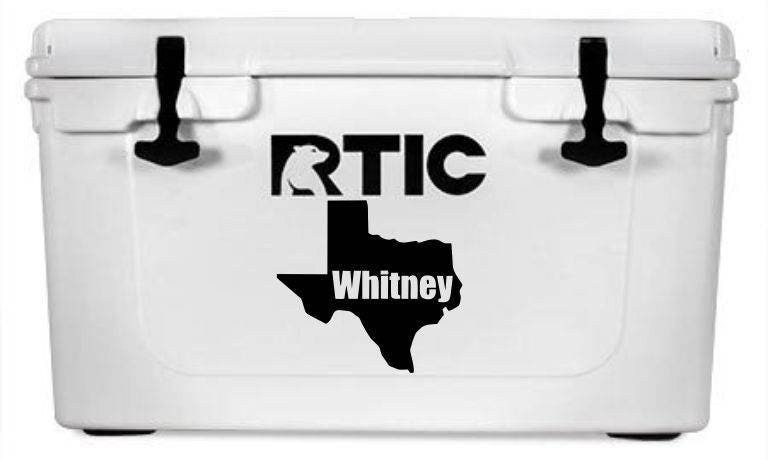 Blue Line First Responder Design - YETI, RTIC, Ozark Trail Cooler Wrap