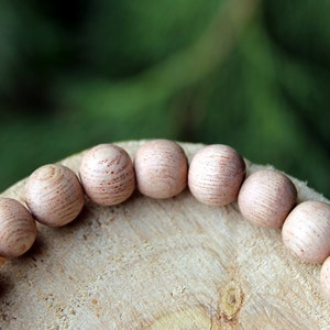 Rosewood Bead Bracelet, Rosewood Bracelet, Wood Bead Bracelet, Wood Beads, Natural Wood Beads, Bead Bracelet, Men's/Women's Bracelet image 4