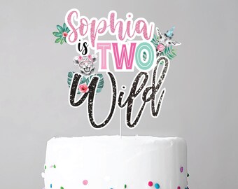 Young Wild & Three Party Supplies, Cake Topper, Centerpieces, Two Wild, Birthday Decorations, Young Wild And Three Decorations, Birthday