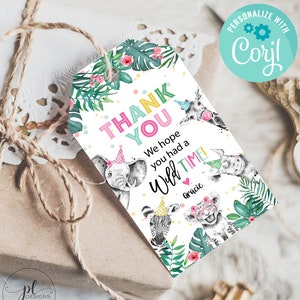 Artigos para festa Young Wild e Three, etiqueta para presente, cartão de lembrancinha, lembrancinhas, Two Wild, decorações de aniversário, decorações Young Wild e Three, Corjl