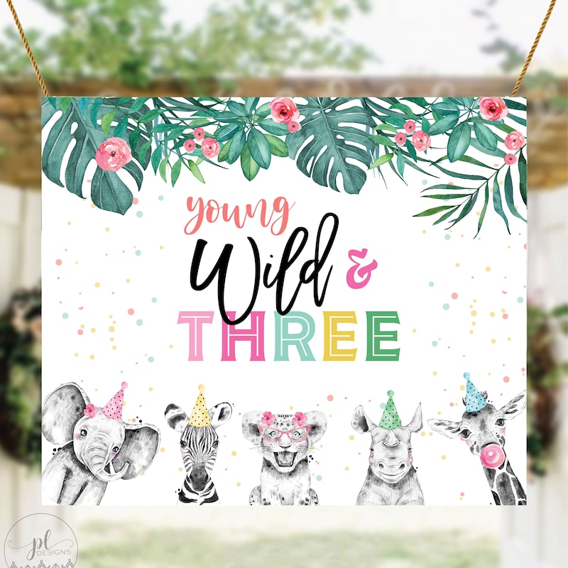 Young Wild and Three Decorations - Etsy