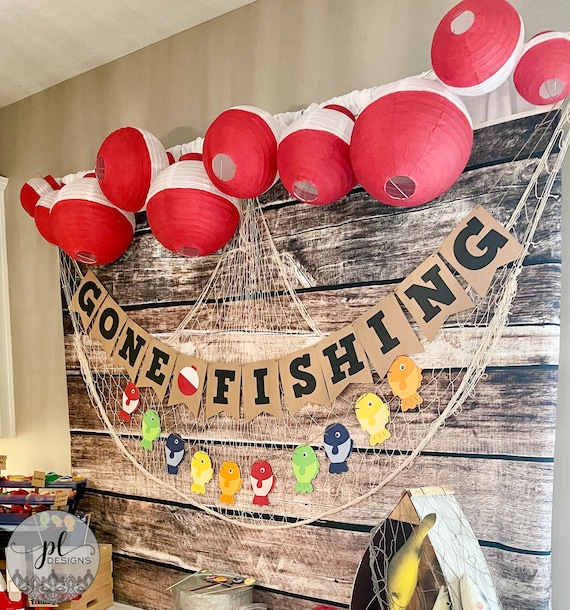 The Big ONE First Birthday Banner, Gone Fishing, O-fish-ally One Banner,  The Big One Banner, Fishing First Birthday Banner, Fish Banner