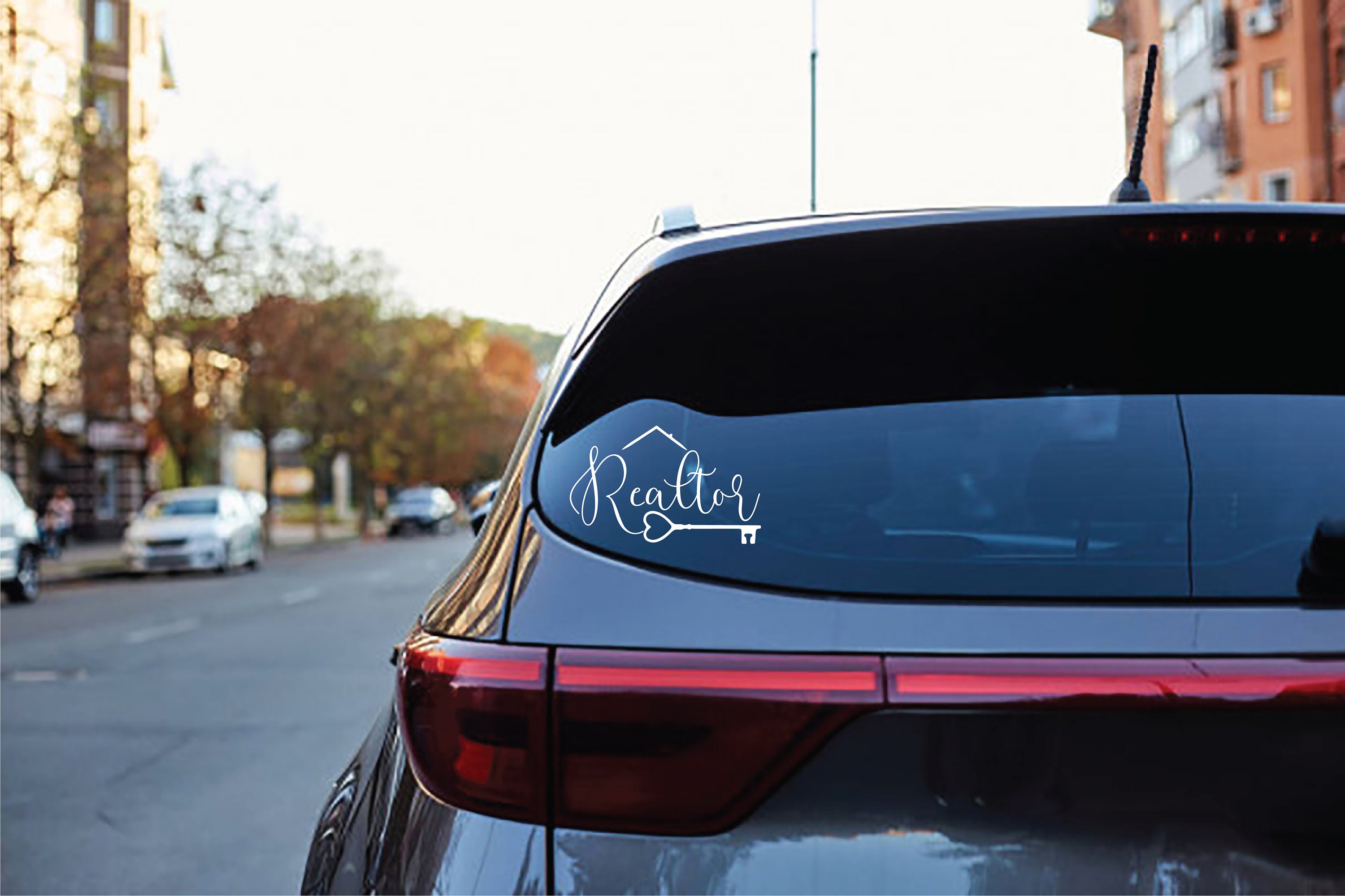 Real Estate Marketing Decal, Vinyl Decal for Real Estate Marketing, Realtor Vinyl Decals for cars/surfaces, Realtor Key