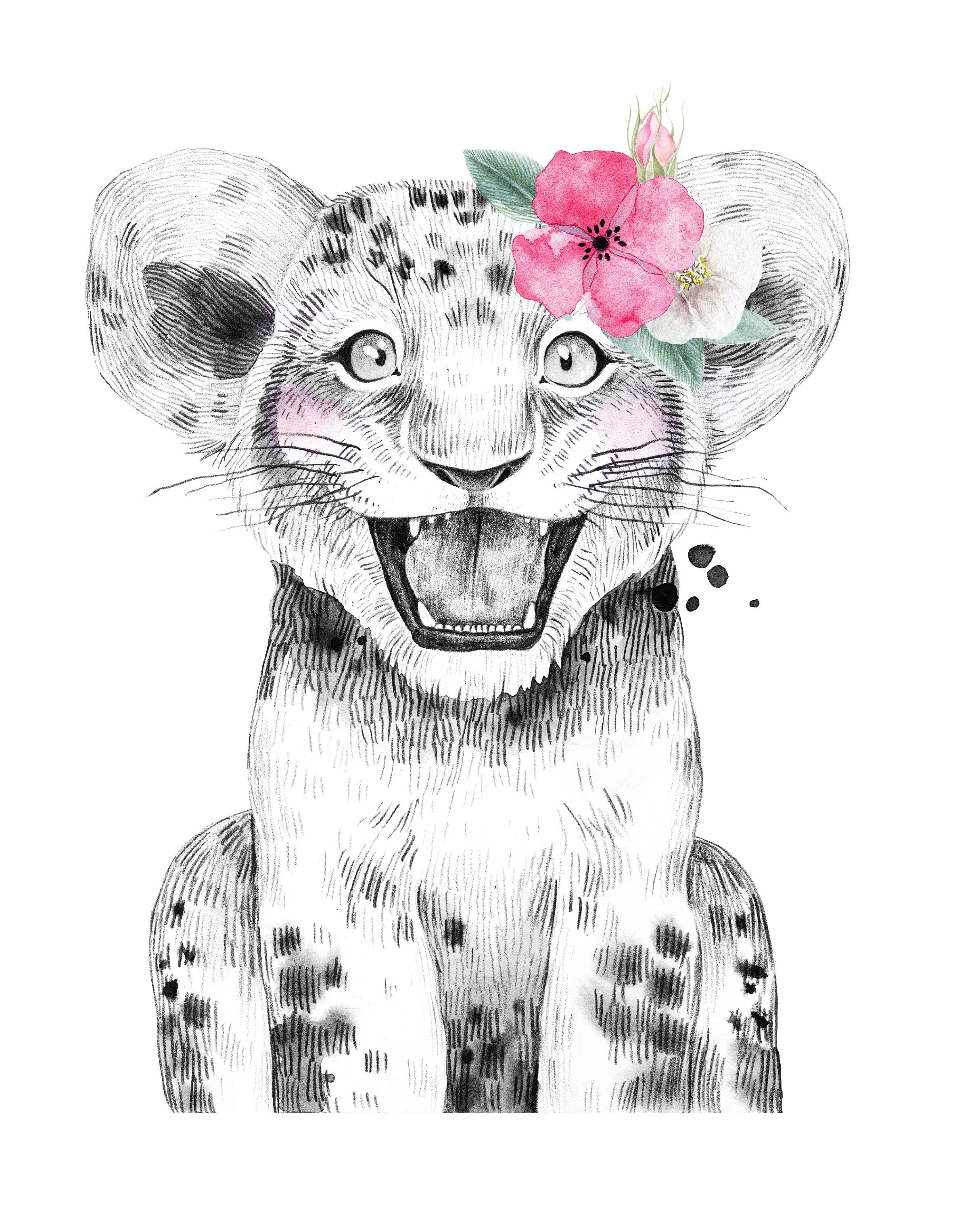 Nursery Decor Safari Nursery Decor Flower Nursery Decor Etsy Canada