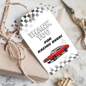 Two Fast Birthday, 2 Fast 2 Curious, 2 Fast 2 Furious, Boy Race Car 2nd, Gift Tag, Favor Card, Favors, Birthday Decorations
