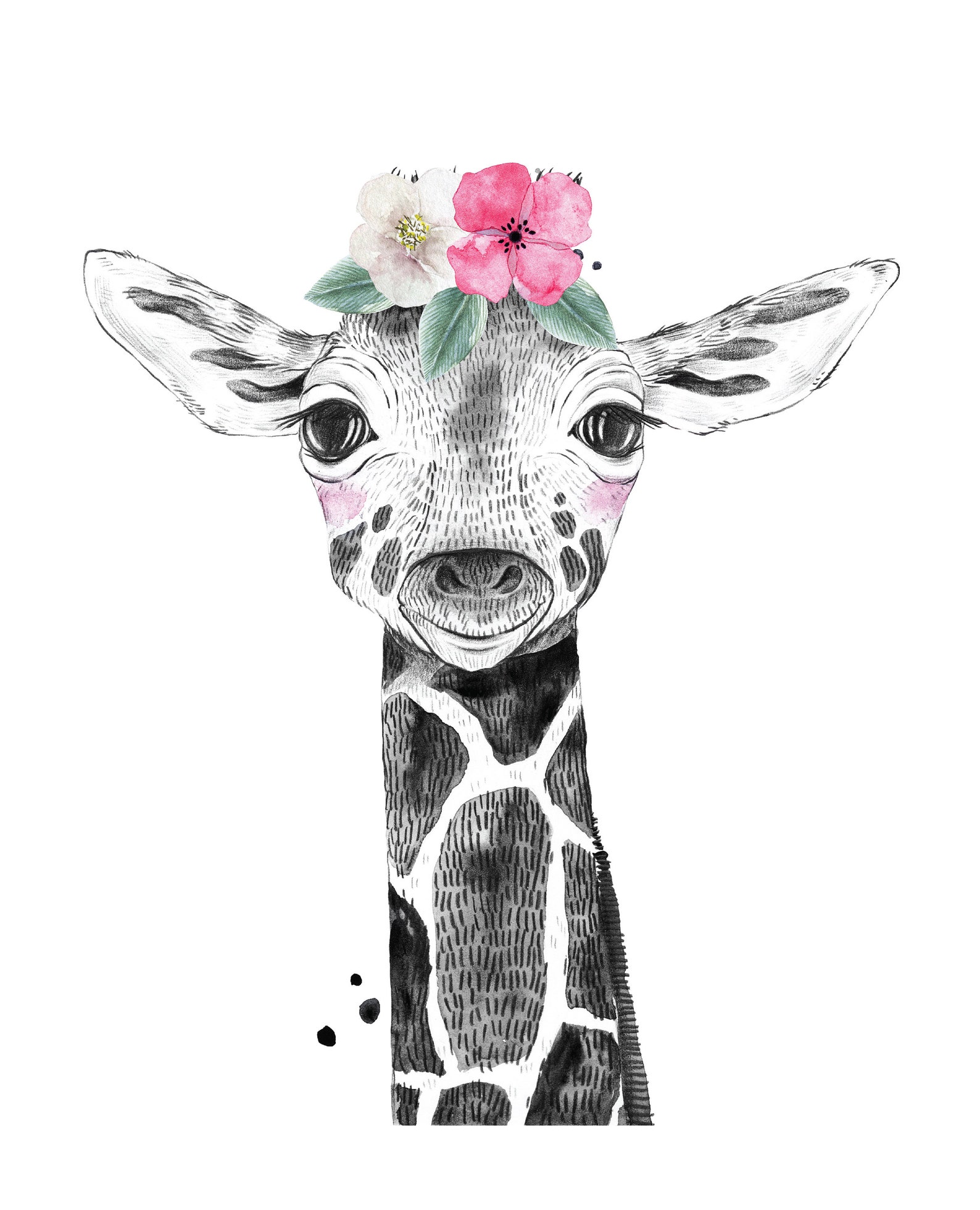 Nursery Decor Safari Nursery Decor Flower Nursery Decor Etsy Canada