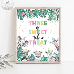 Young Wild & Three Party Supplies, Three Is Sweet Take A Treat, Third Birthday Decorations, Young Wild And Three Decorations, Birthday