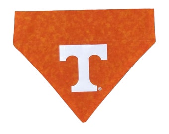 Over the Collar Dog Bandana, Tennessee Volunteers Slips On Collar Pet Scarf, Tennessee Vols Bandana, Tennessee Pet bandana, Dog Accessory