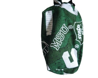 Waste Bag Carrier, Michigan State University Potty Roll Holder, Portable Poppie Bag Dispenser, Dog Walker Gift, Outdoor Dog Accessory