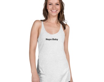 Nepo Baby Women's Racerback Tank - Hailey Bieber