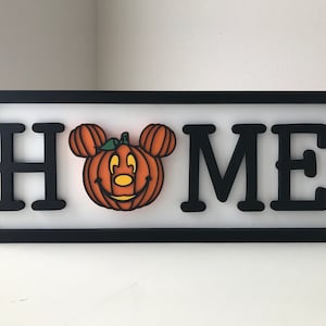 Interchangeable mouse head home sign - Home- Seasonal- Mickey home
