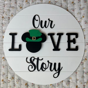 Interchangeable Love Sign mouse inspired. Anniversary gift Mother’s Day wedding gift