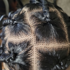 Full lace individual big braids color 1 about 46 inches