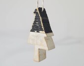 Holz rustikal Handarbeit Baum Ornament Christbaumschmuck