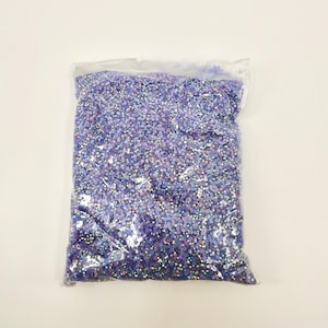 CLEARANCE Off Color Light Purple AB Flatback Jelly Resin Rhinestones for Embellishments and Nail Art 2mm Bulk Bag 100,000 Pieces