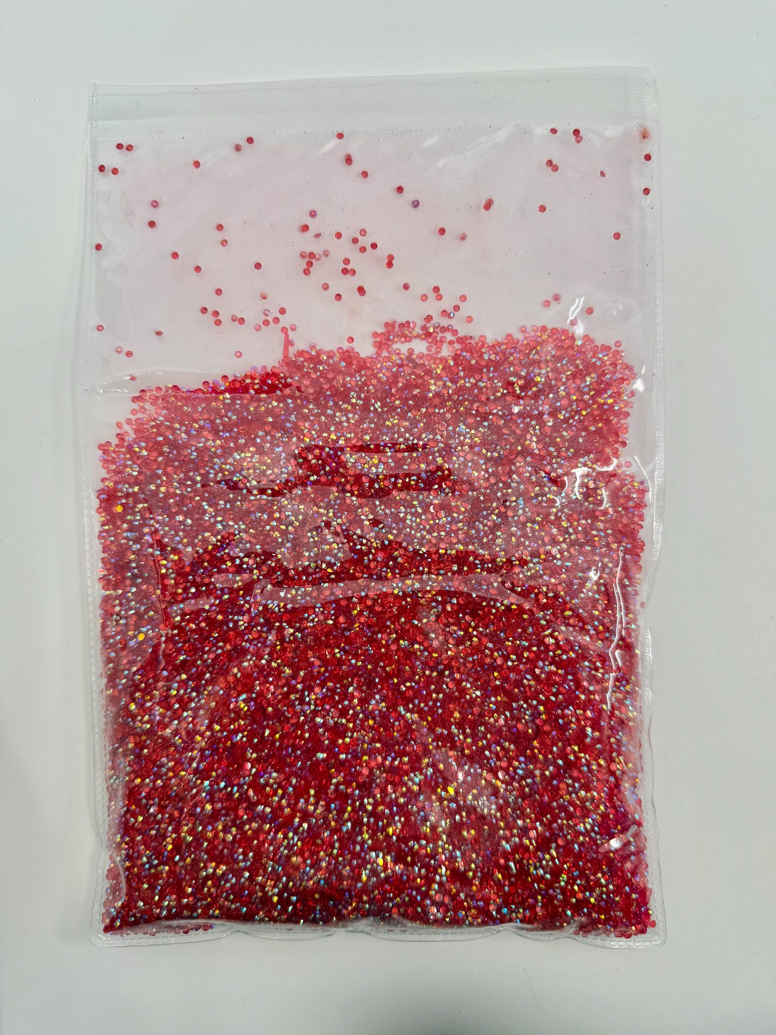 CLEARANCE off Color Transparent Ruby Red AB Flatback Jelly Resin ...