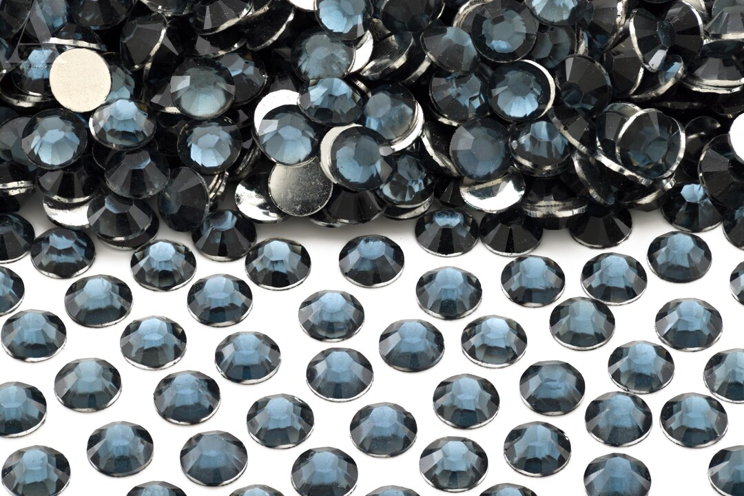 Montana Navy Blue Flatback Resin Rhinestones for Embellishments and ...