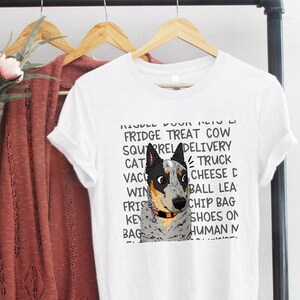 Blue Heeler T-Shirt, "ACD Mind" Funny Dog Lover Gift