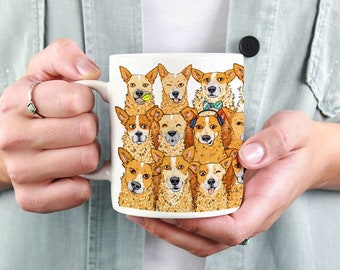 90 年代 Red Dog ビール「Dred Dog」両面 T シャツ - ブルドッグ