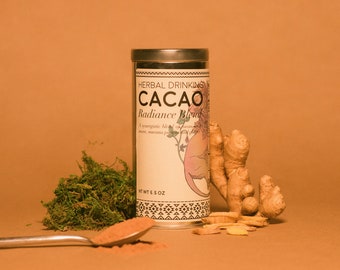 Radiance Blend- Herbal Drinking Cacao: Mucuna, Lion's Mane, Ginger