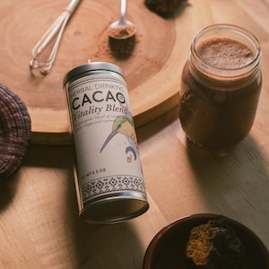 Herbal Drinking Cacao, Vitality Blend Drinking Chocolate. Transform Your Well-Being. image 2